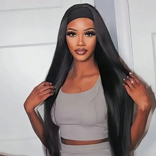 Wig - Bandeau WIg Brésilienne Lisse - 100% Cheveux Naturels MaisonWig