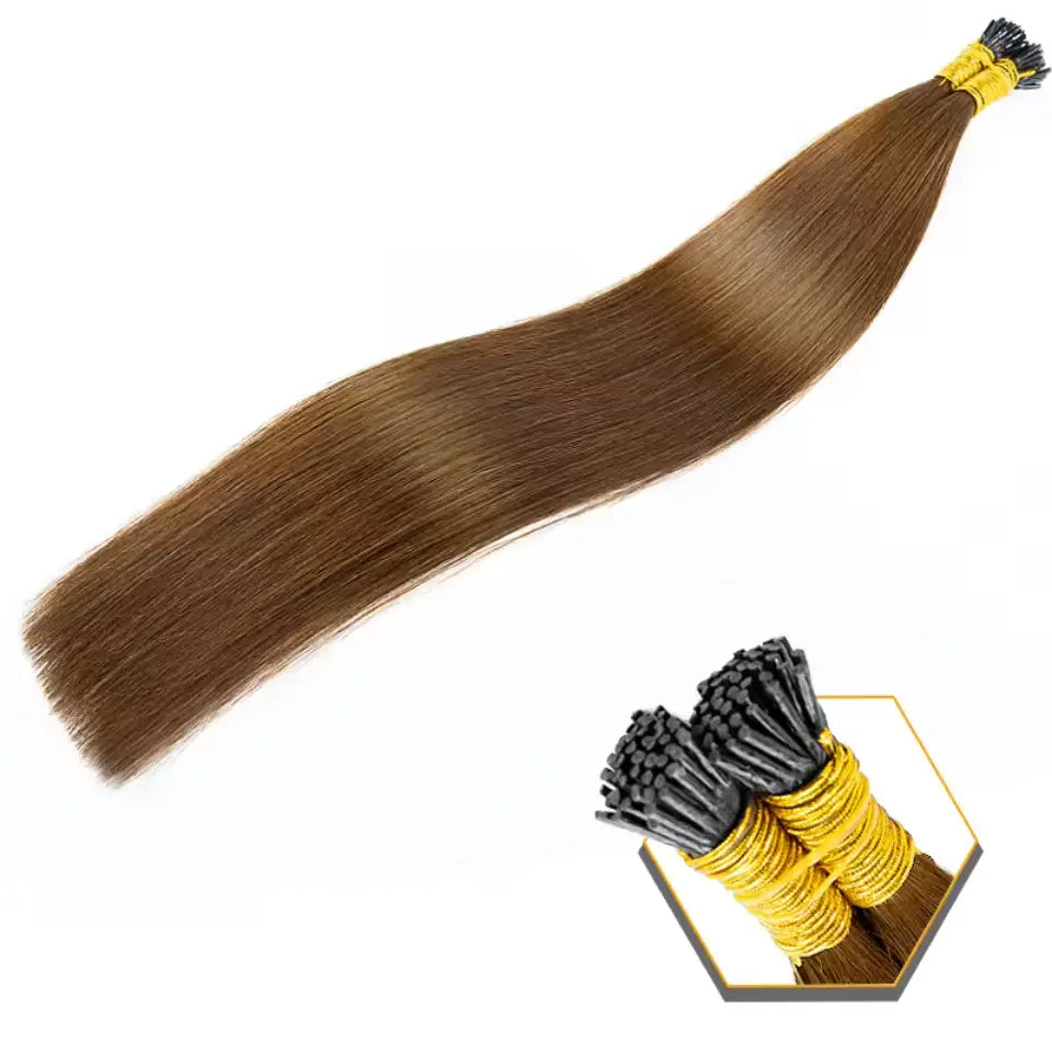 Keratine 100g - Meches Européennes - Couleur 4 - Lisse - 100% Cheveux Naturels MaisonWig