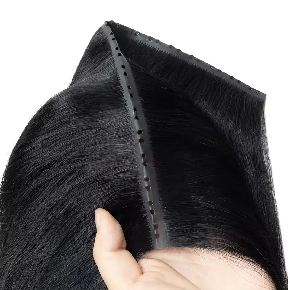 Weft 100g - Meches Européennes - Couleur 1C - Lisse - 100% Cheveux Naturels MaisonWig