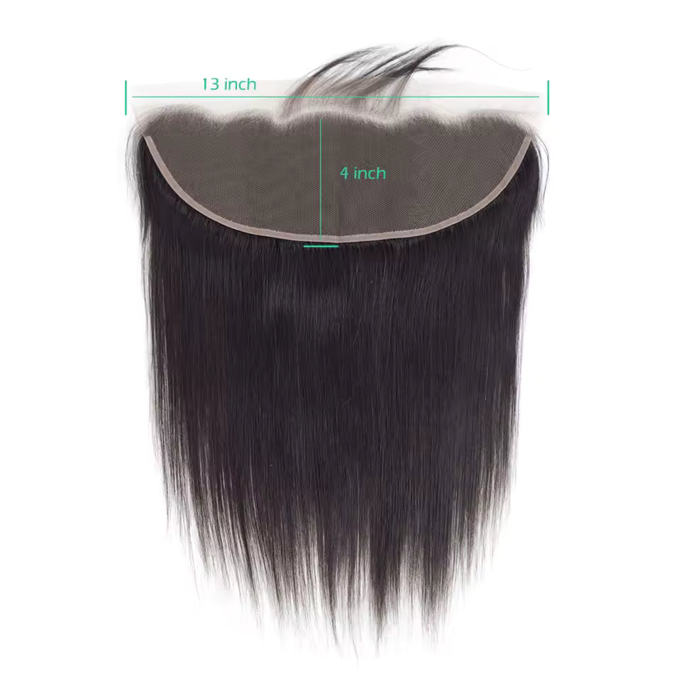 Closure 13x4 - HD Suisse Lace - Bresilien - Lisse - 100% Cheveux Naturels