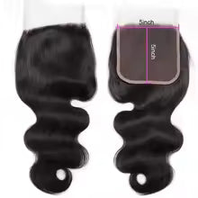 Closure 4x4 - Bresilien - Body Wave - 100% Cheveux Naturels