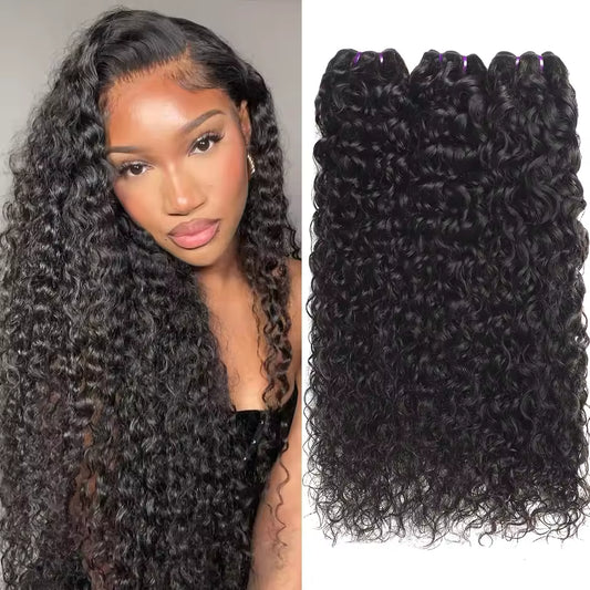 Tissage - Brésilien Water Wave - 100% Cheveux Naturels