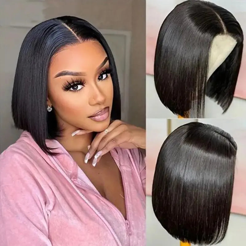 Wig - Raw Asian HD Lace 2x6 - Lisse - Noir - 100% Cheveux Naturels MaisonWig