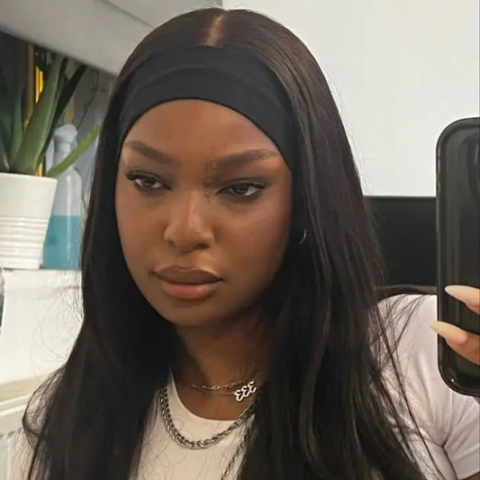 Wig - Bandeau WIg Brésilienne Lisse - 100% Cheveux Naturels MaisonWig