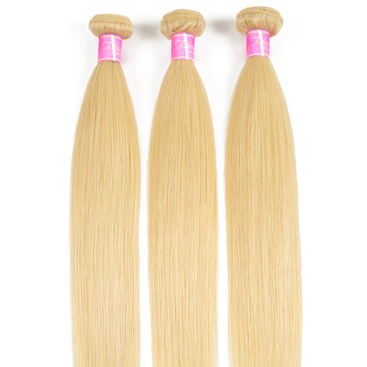 Tissage - Brésilien Lisse - Couleur Blond 99j - 100% Cheveux Naturels