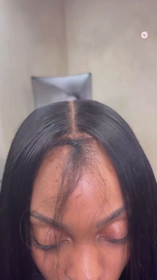 Wig - U-Part Wig Lisse Brésilien - 100% Cheveux Naturels